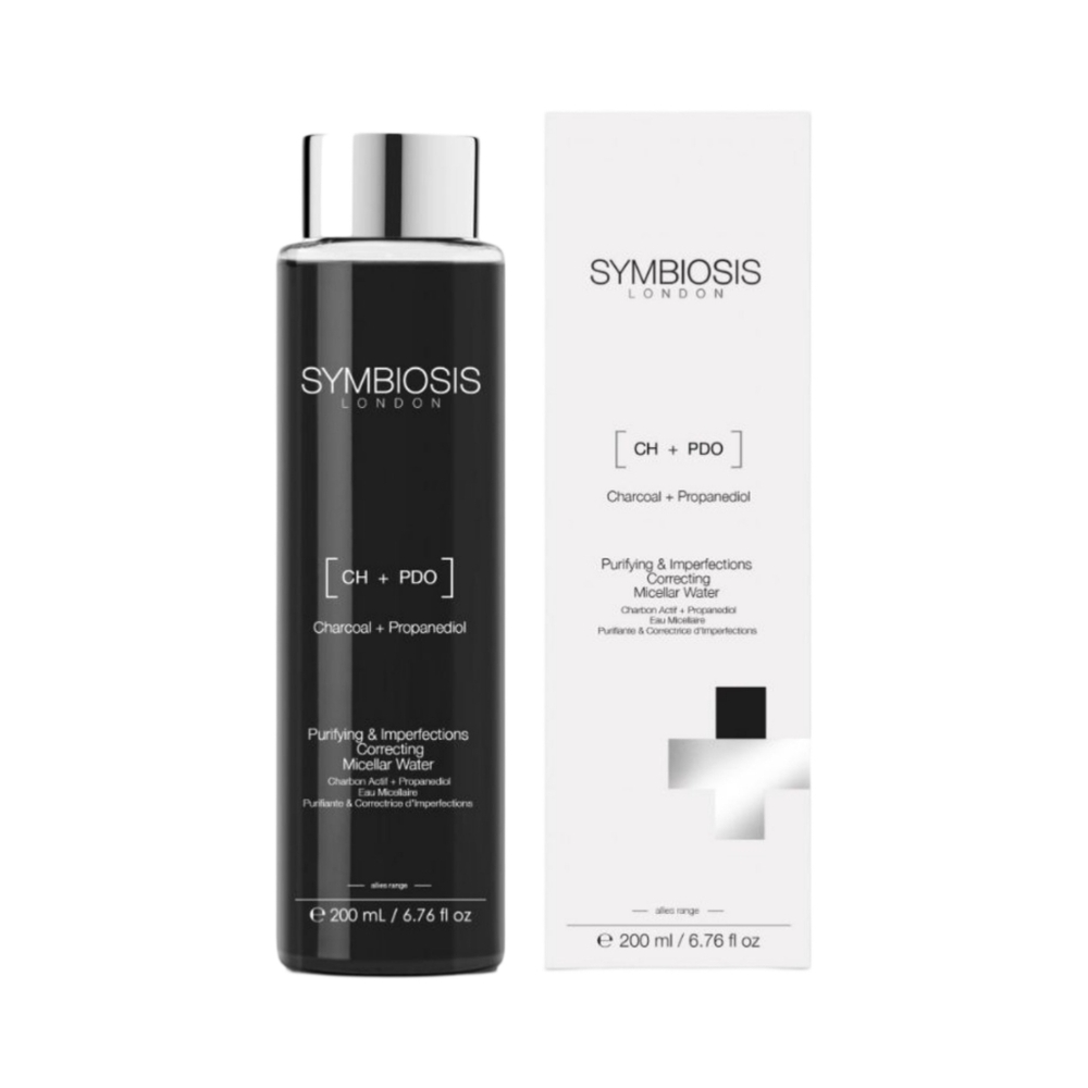 SYMBIOSIS  Charcoal Propanediol Purifying Correcting Micellar Water NEW